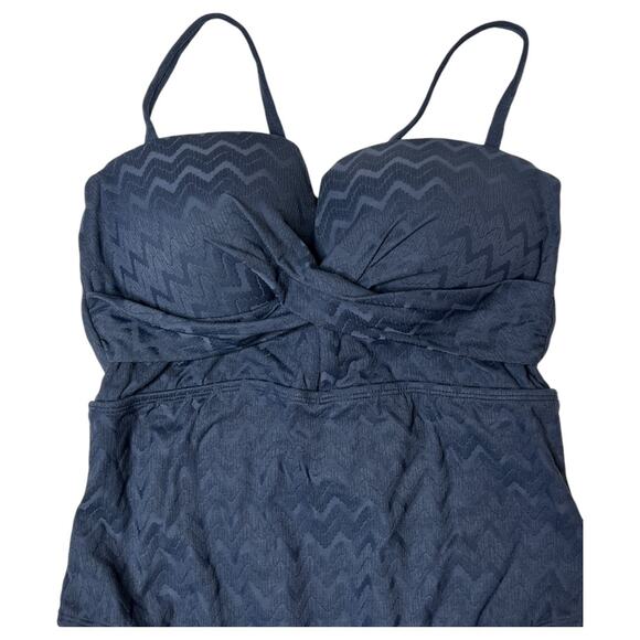 Cupshe Wrap Front Plunge Cutout Back Tie One Piece Swimsuit Size L - Picture 4 of 7